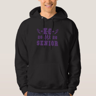 Veste À Capuche Cross Country Senior Night XC Senior 2026 Graduati