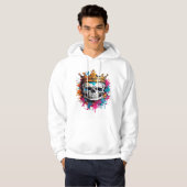 Veste À Capuche Crowned Skull Hoodie  (Devant entier)