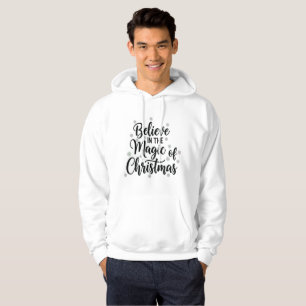 Veste À Capuche Croyez à la magie de Noël – Élégant Moderne