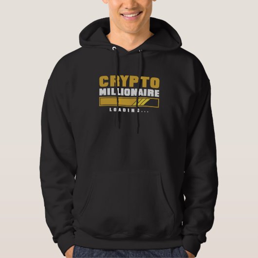 Veste À Capuche Crypto Crypto Millionnaire Chargement (Devant)
