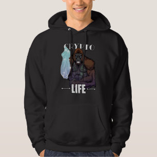 Veste À Capuche Crypto Life Diamond Mains Mèmes Hommes Femmes Papa