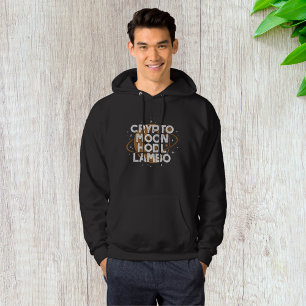 Veste À Capuche Crypto Lune HODL Lambo