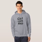 Veste À Capuche Ctrl + Alt + Nap - Conception de devis technique a (Devant entier)