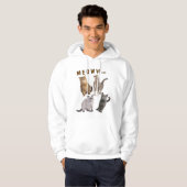 Veste À Capuche Cuisine Fun Cats Meow (Devant entier)