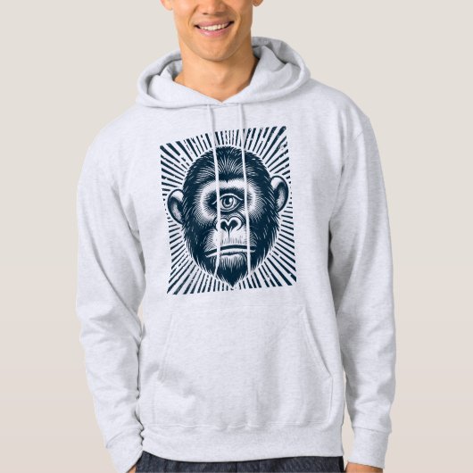 Veste À Capuche Culte du singe (Devant)