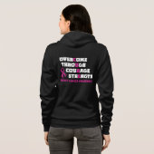 Veste À Capuche CURE...Cancer du sein (Dos entier)