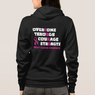 Veste À Capuche CURE...Cancer du sein