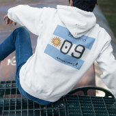 Veste À Capuche Custom Albiceleste Sun Flag Athlete Wear