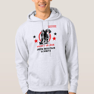 Veste À Capuche Custom Hockey School Club League Nom Numéro