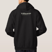 Veste À Capuche Custom Wing Chun Martial Arts Lieu Date Nom (Dos)