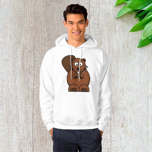 Veste À Capuche Cute Cartoon Beaver Funny Bois Animal
