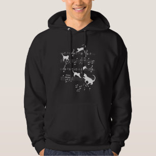 Veste À Capuche Cute Cats Jouer Avec Partition Notes Kittie