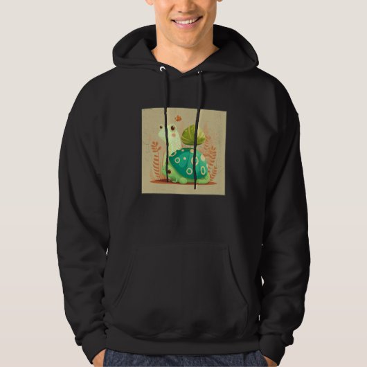 Veste À Capuche Cute Frog Snail Illustration Shell Friends Women K (Devant)