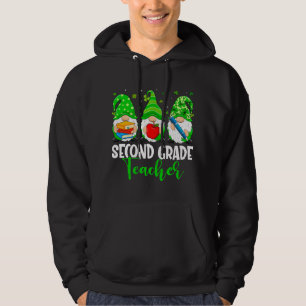 Veste À Capuche Cute Gnomes 2e classe Teacher Squad St patrick Da