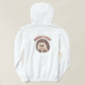 Veste À Capuche Cute Hedgehog Illustration – Adorable Woodland Ani (Design dos)