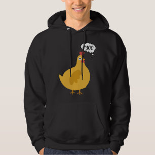 Veste À Capuche Cute Moo poulet