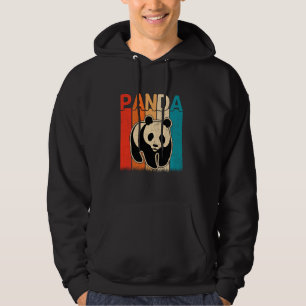 Veste À Capuche Cute Panda Vintage Retro Garçons Filles Panda Anim