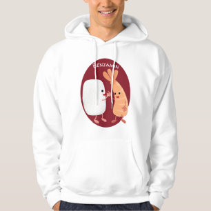 Veste À Capuche Cute sushi riz crevettes amis dessin animé
