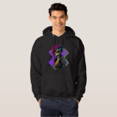 Veste À Capuche Cyberpunk (Devant entier)