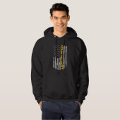 Veste À Capuche Cybersécurité Programmeurs IT Indicateur américain (Devant entier)