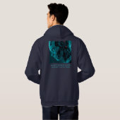 VESTE À CAPUCHE CYBORG ROBOTIC HEAD (Dos entier)