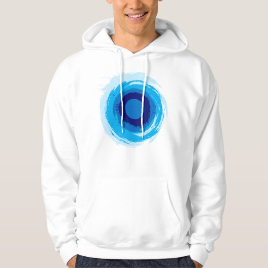Veste À Capuche Cyclone - Art Abstrait - ZMJ (Devant)