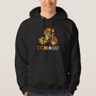 Veste À Capuche Cycologiste Vegan Funny Veggie Vélo Course Cyclis