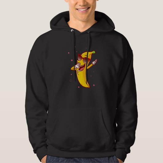 Veste À Capuche Dabbing Banana  Cute Banana Dabbing  Dab (Devant)