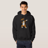 Veste À Capuche Dabbing Boxer porter lunettes de soleil Dab Dance (Devant entier)