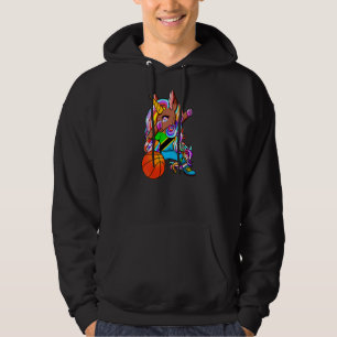 Veste À Capuche Dabbing Brown Skin Unicorn Tanzanie Basketball Jer