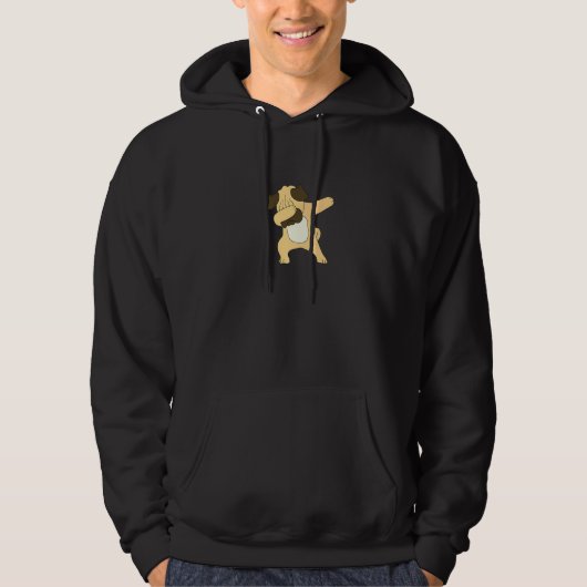 Veste À Capuche Dabbing Carlin Carlin Chien Chien Chien Chien Chie (Devant)