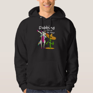 Veste À Capuche Dabbing Cinco De Mayo Unicorn & Cactus Sombrero Le