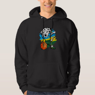 Veste À Capuche Dabbing Dalmatie Rwanda Basketball Fans Jersey Bb