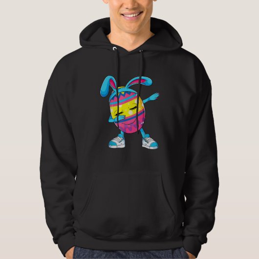 Veste À Capuche Dabbing Easter Egg Apparel Bunny Easter Day Girl K (Devant)