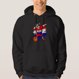 Veste À Capuche Dabbing French Bulldog Croatie Fan Jers de basket-