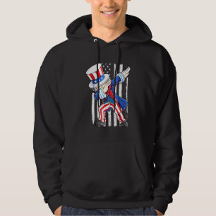 Veste À Capuche Dabbing Oncle Sam 4 juillet Enfants Garçons Fille