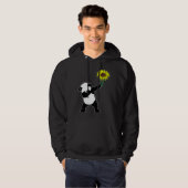 Veste À Capuche Dabbing Panda Bear Sensibilisation sur l'autisme d (Devant entier)