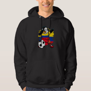 Veste À Capuche Dabbing Penguin Colombia Fans de football Jersey F
