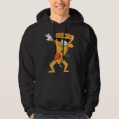 Veste À Capuche Dabbing Pizza (Devant)