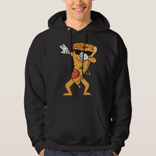 Veste À Capuche Dabbing Pizza (Devant)