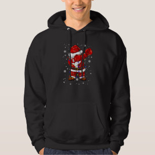 Veste À Capuche Dabbing Santa Claus Funny Boxer Noël