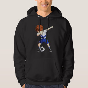 Veste À Capuche Dabbing Soccer Boy Finlande Jersey Football finlan