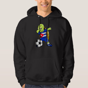 Veste À Capuche Dabbing Turtle Cuba Fans de football Jersey Footb 