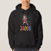 Veste À Capuche Dabbing Unicorn Jacob (Devant)