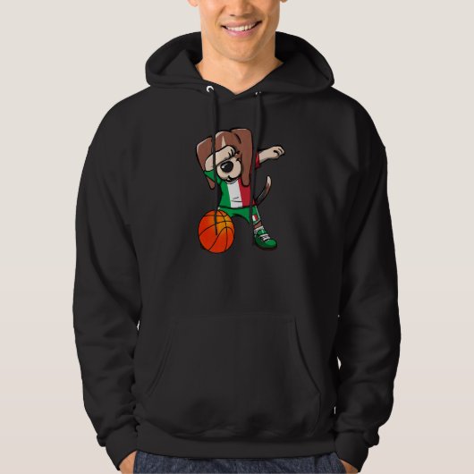 Veste À Capuche Dabing Beagle Chien Italie Jersey Basketball itali (Devant)