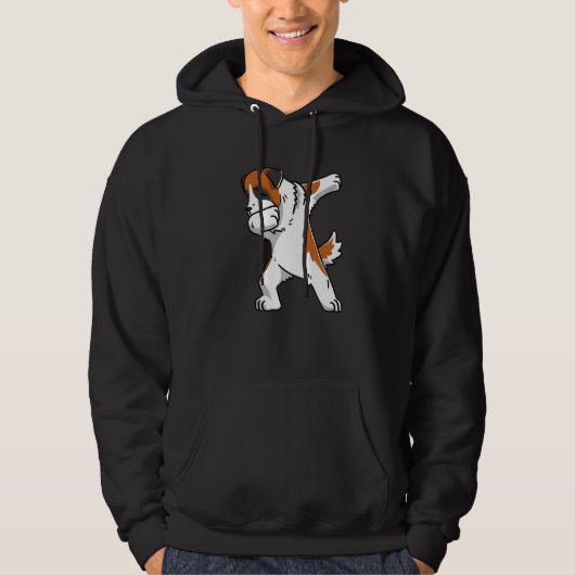Veste À Capuche Dabing Saint Bernard Dog Dab Dance (Devant)
