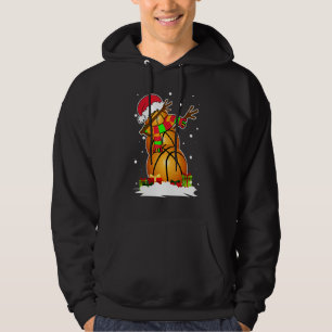Veste À Capuche Dabing Snowman Basketball Ball Père Noël Christmas