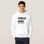 Veste À Capuche D'abord je bois le café (Devant entier)