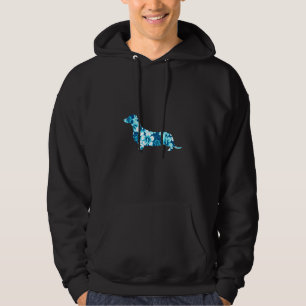 Veste À Capuche Dachshund Aloha Hawaiian Chien