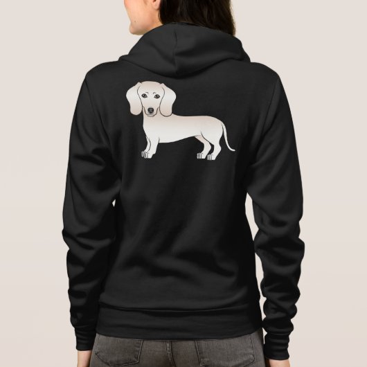 Veste À Capuche Dachshund Dachshund Dachshund, chien de dessin à l (Dos)